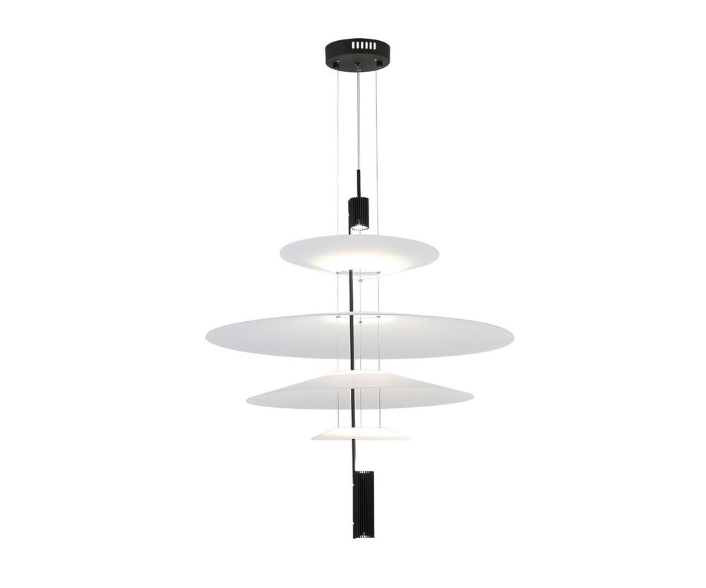 Подвес Гида черный d36+50+68+21 h75-200 Led 3*3W (4000K)