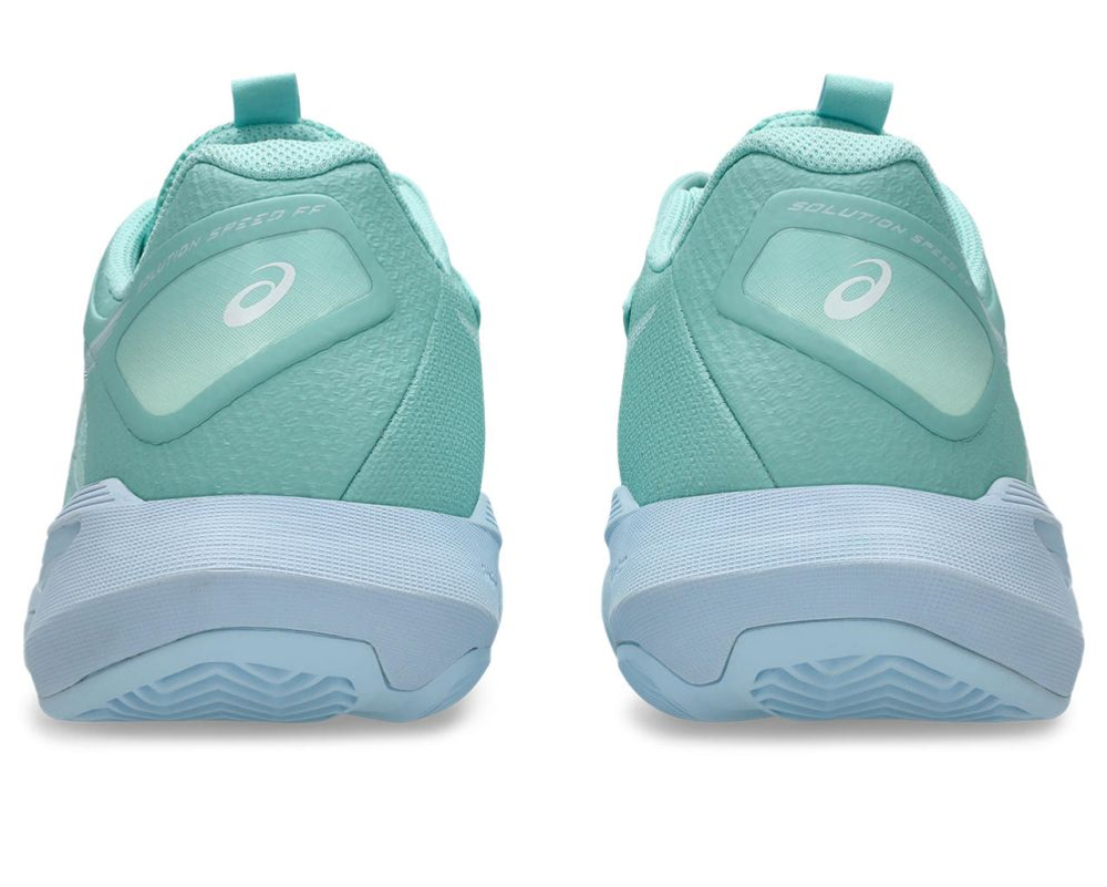 Женские теннисные кроссовки Asics Solution Speed FF 4 Clay - oasis green/light blue