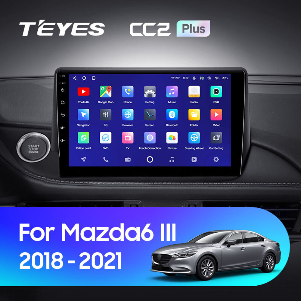 Teyes CC2 Plus 9" для Mazda 6 III 2018-2021