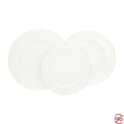 Столовый сервиз на 6 персон Bernadotte Белый узор 24 предметов
