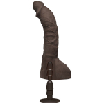Коричневый фаллоимитатор-гигант Prince Yahshua ULTRASKYN 10.5” Cock with Removable Vac-U-Lock Suction Cup - 27,4 см. (Цвет: коричневый)