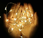 Гирлянда на батарейках (3м.) на проволоке желтый MZ001-3-3Y