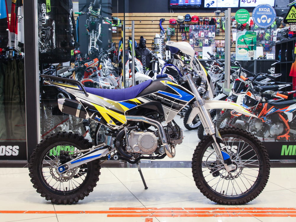 Питбайк Racer RC-CRF140E 17/14 Синий