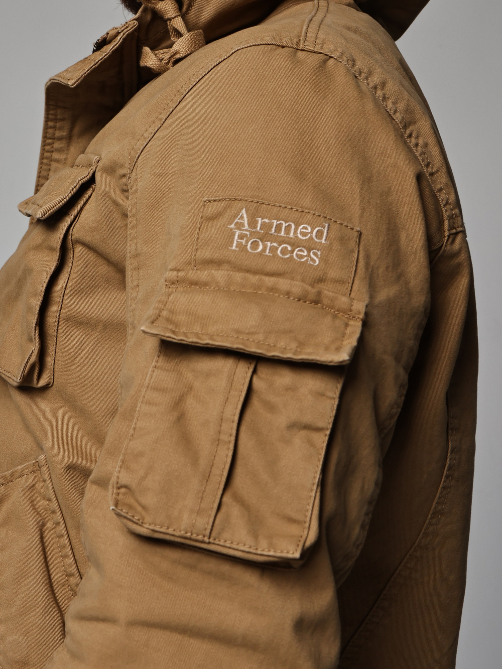 Бомбер плотный хлопковый Armed Forces AF350