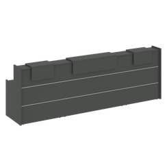 Onix Ресепшн O.R-K-17 Антрацит 3590*766*1187