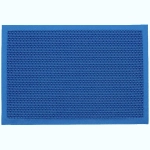 Коврик придверный»Твист плюс»закрытые ячейки с подложкой 6,2мм 40*60 см синий