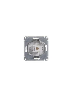 Розетка компьютерная 1-м СП Glossa RJ45 кат.5E механизм бел. SE GSL000181K