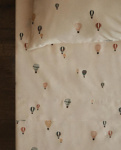 ZARA HOME ДЕТСКАЯ ПРОСТЫНЯ С ПРИНТОМ, РАЗНОЦВЕТНЫЙ