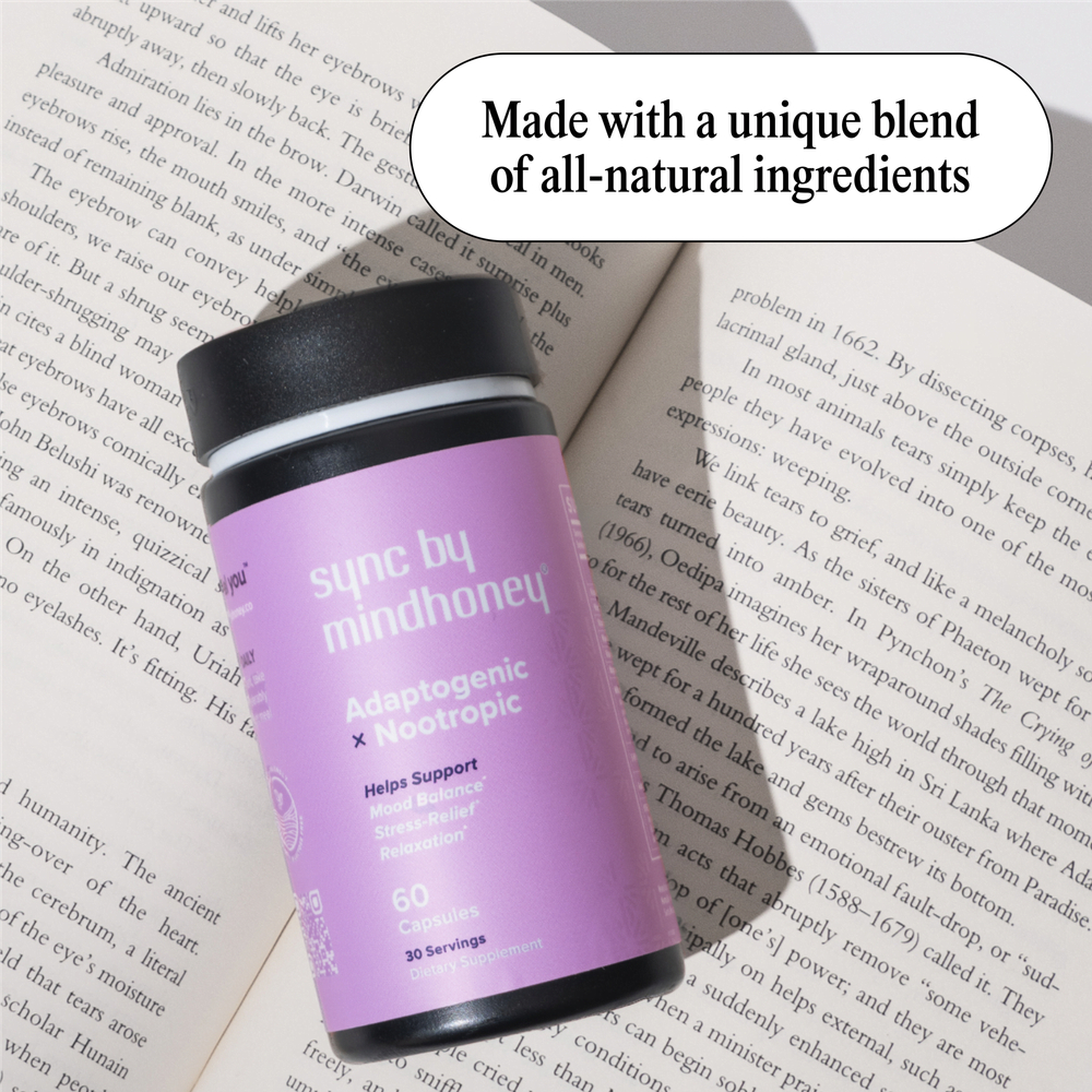 Mindhoney, Sync, адаптогенные и ноотропные, 60 капсул