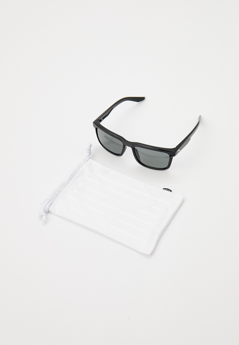 Спортивные очки 100% BLAKE - Polished Black - Grey PEAKPOLAR Lens - OS