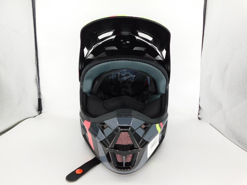 Шлем кроссовый Starks MX-1 Чёрный-салатовый XS
