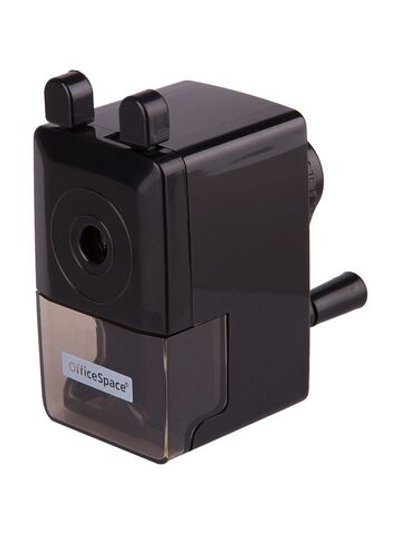 Точилка механическая пластиковый корпус черная