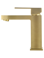 Смеситель для раковины WONZON & WOGHAND CUBE, Брашированное золото (WW-88139016-BG)