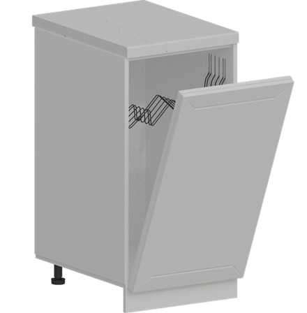 Кухня Модуль ШНВ 450 Графит / Белый