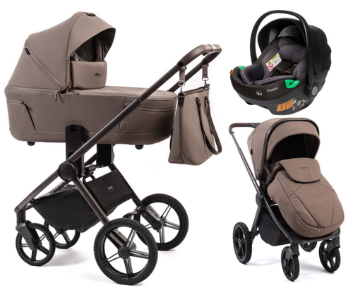 Детская коляска Peppy Monaco Thermo 3 в 1 с автокреслом First Mocco