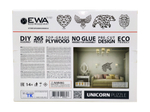 Деревянный декор настенный, панно, сборная модель EWA Design Единорог