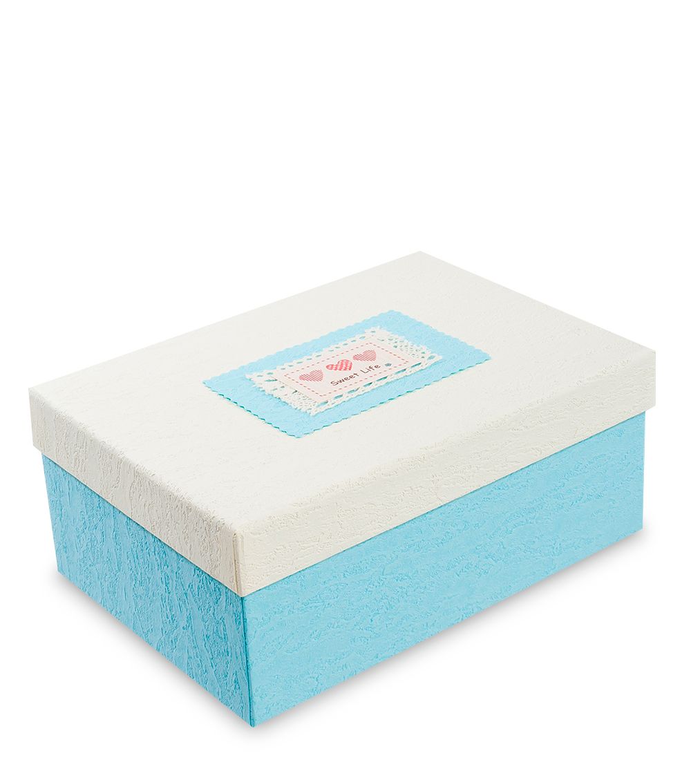 Packing Symphony WF-06/3-A Коробка «Прямоугольник» цв.голуб./молочн.
