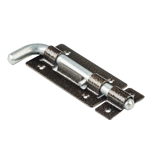 Засов Киров Секрет ЗД-03 антик бронза круглый Г-образный   / 2833