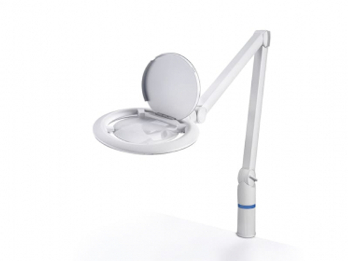 Лампа-лупа на струбцине Eschenbach varioLED, 132 мм, высота 300 мм
