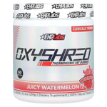 EHPlabs, OxyShred, термоионный сжигатель жира, со вкусом сочного арбуза, 294 г (10,4 унции)