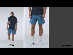 Мужские теннисные шорты Head Power - Оранжевый