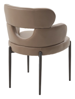 Стул М-City DISAUR Валтер (Valter) Hf017-20 Коричнево-Серый, Экокожа, темно-серый каркас