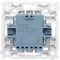 Donel R98 METAL механизм тумблерного выключателя В2 (простого), 10 A 250 В~, серия DA
