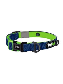 JOYXER Walk Base Collae Ошейник для собак синий с зеленым XL