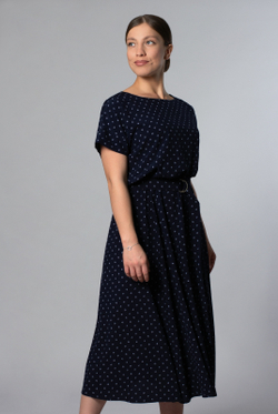 Платье женское 3989зп, т.синий алфавит #176Атс053989зп