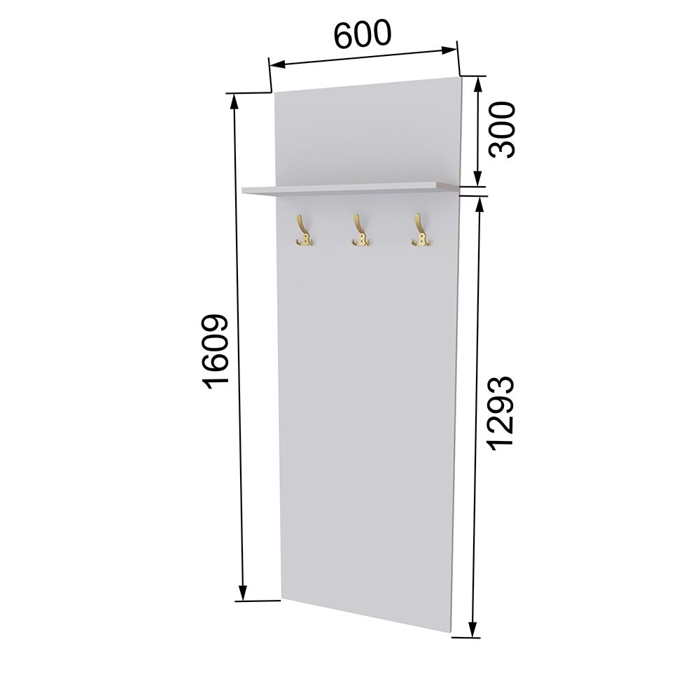 Вешалка Толедо ТВ-30, Белый