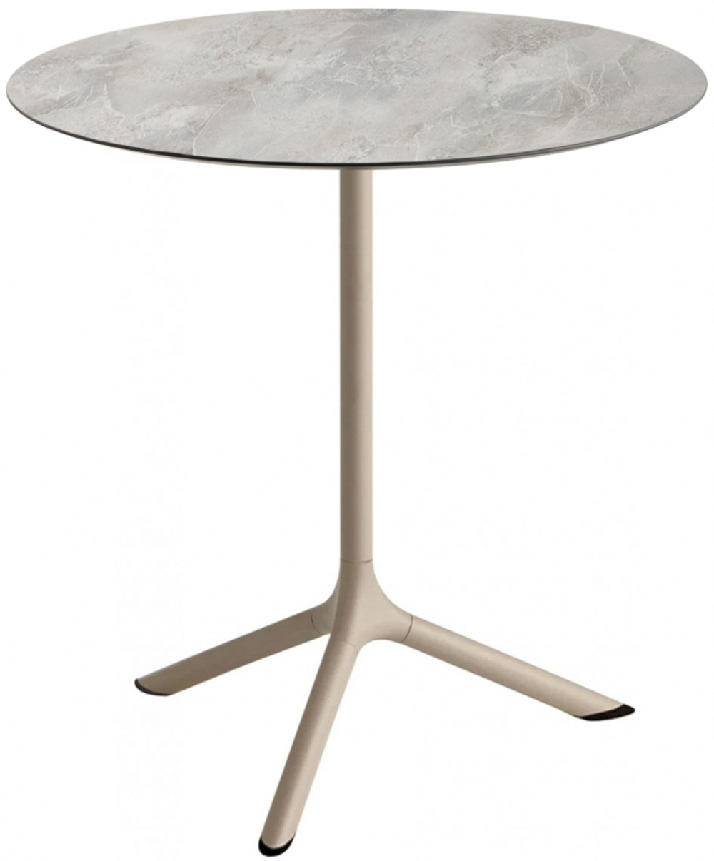 Стол ламинированный обеденный складной Scab Design Tripe Folding, тортора, каменный