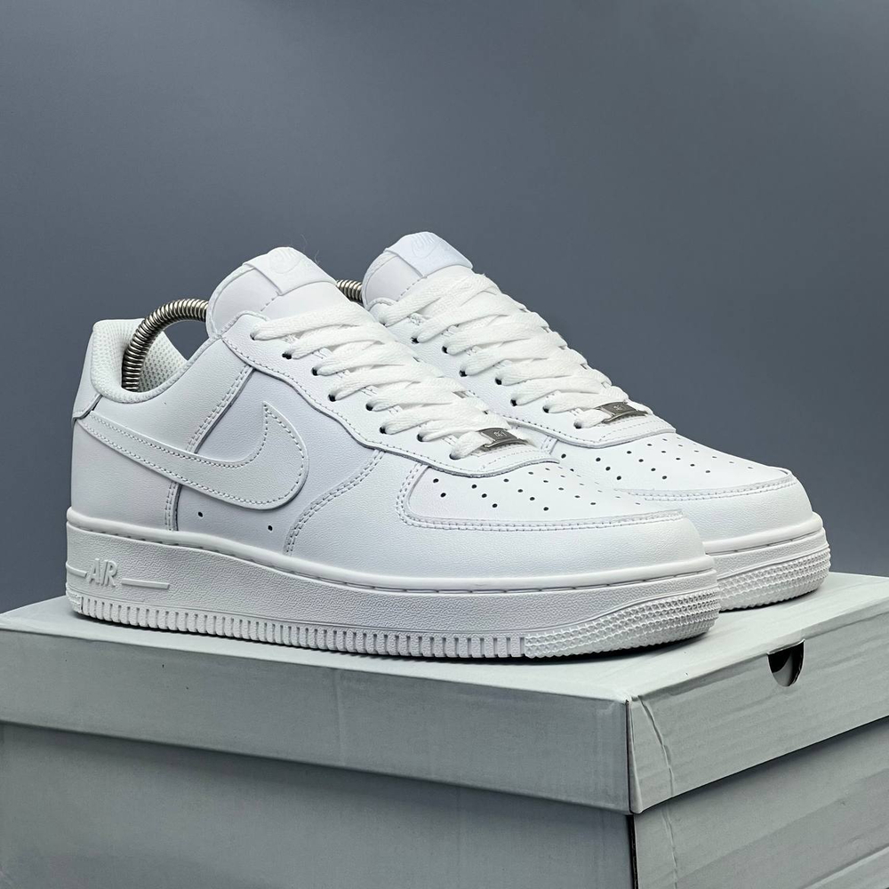 Кроссовки NikeForce 1 White #61 (бел.)