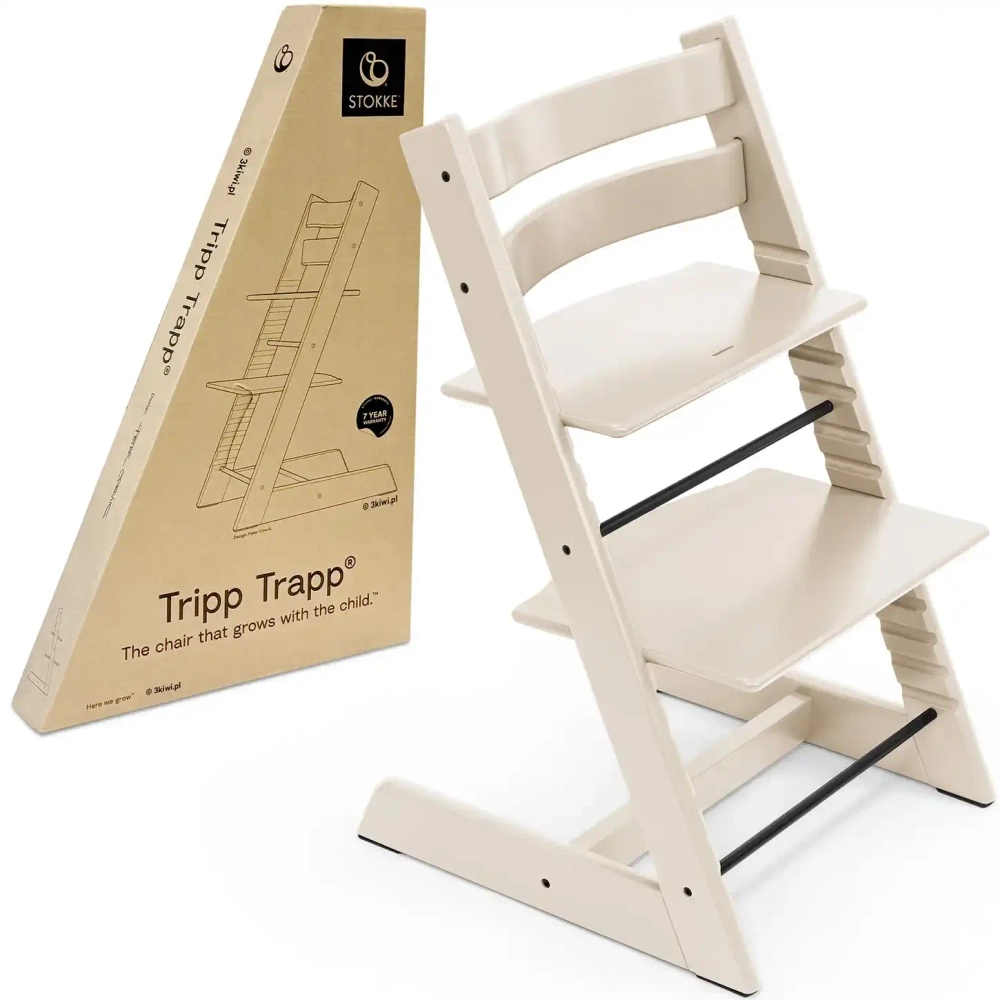 Стульчик для кормления Stokke Tripp Trapp Бук (Vanilla White)