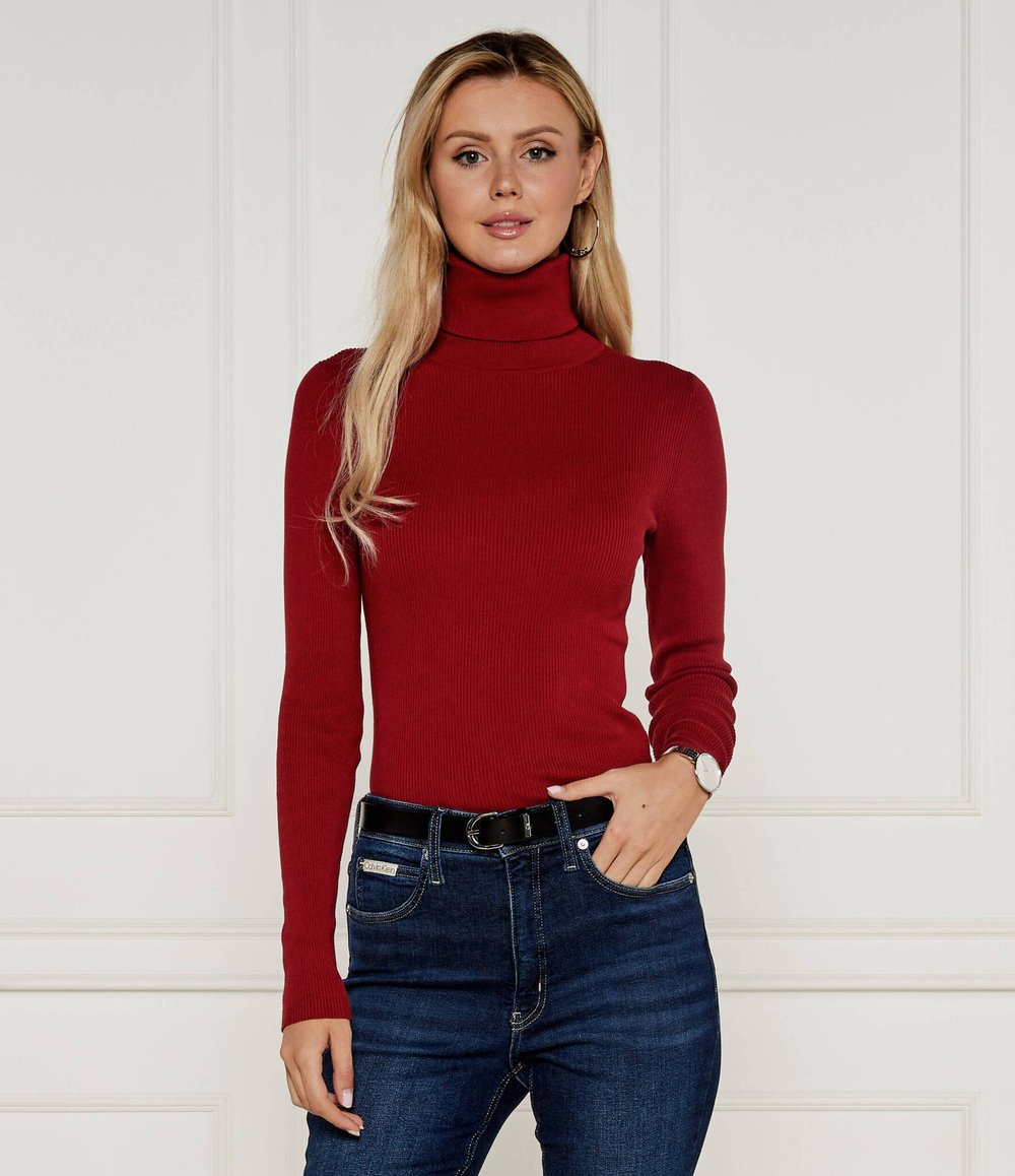 Гольф CALVIN KLEIN JEANS - бордовый(J20J224225)