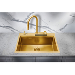 Мойка для кухни Milacio Denia 68 Steel MC.77418 золото