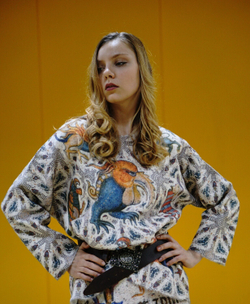 Шерстяной свитер "Латтрелла", по мотивам Псалтири Латтрелла (14 век)