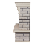 Каминокомплект Real Flame Country 33/33W WT с очагом 3D Firestar 33