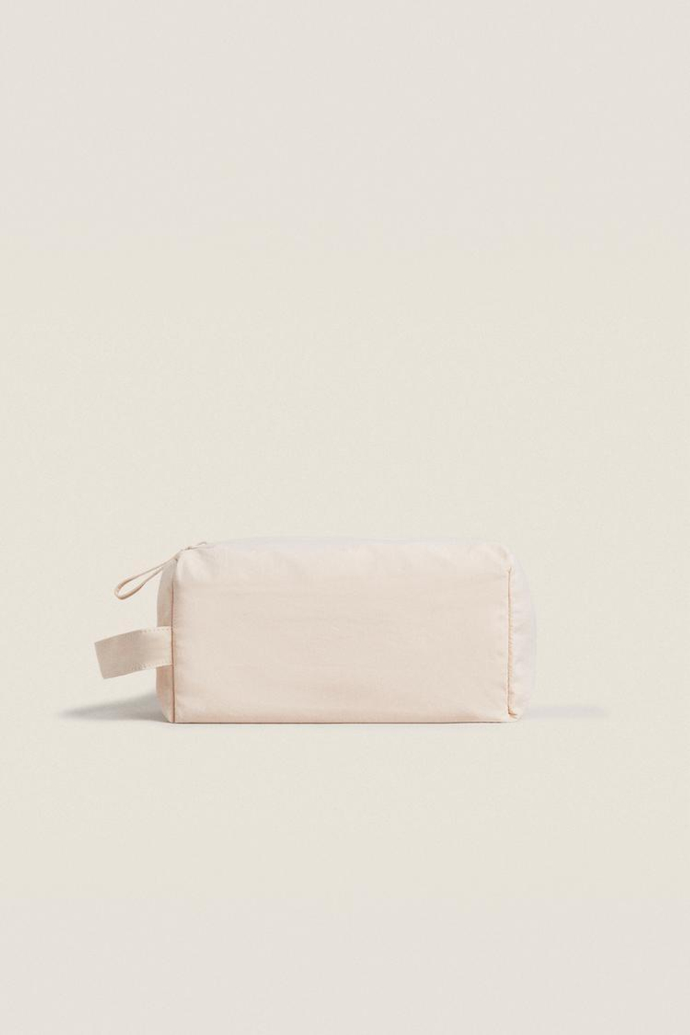 ZARA HOME БОЛЬШАЯ КОСМЕТИЧКА ИЗ ТЕХНИЧЕСКОЙ ТКАНИ, СВЕТЛО-РОЗОВЫЙ