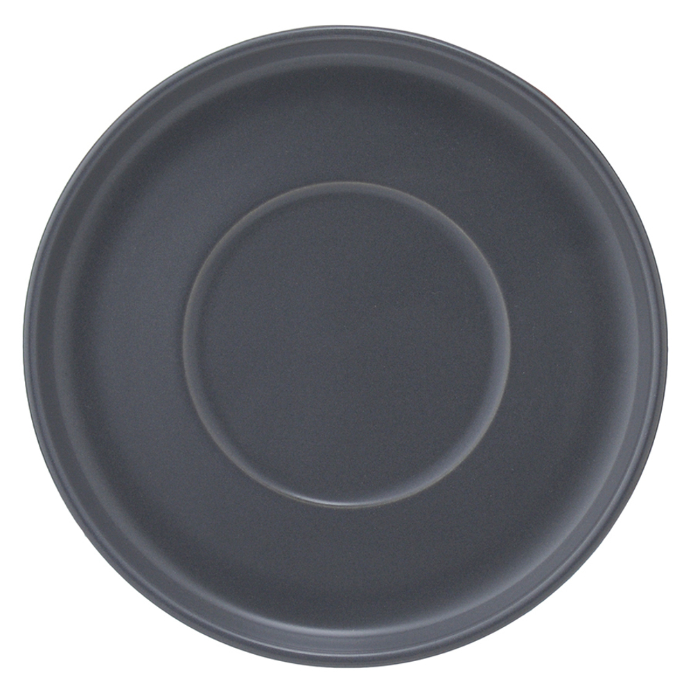 Набор из двух чашек с блюдцами темно-серого цвета из коллекции essential, 120 мл