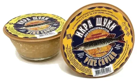 Икра щуки (Астрахань) 112г, стекл.банка