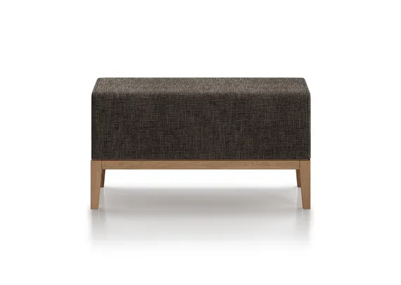 Банкетка Fjord 80 см (коричневый рогожка, бук)