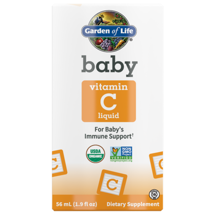 Garden of Life, Детский витамин C, Baby Vitamin C liquid, 56 мл