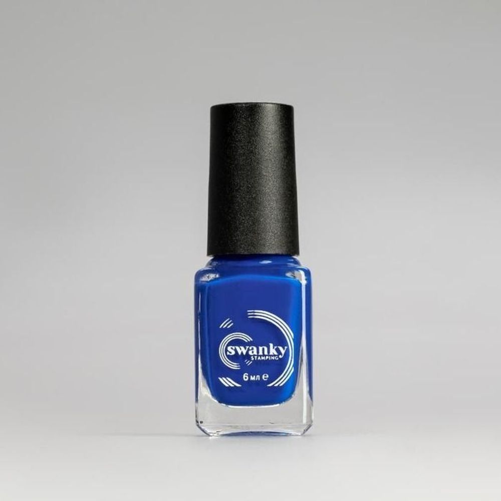 Swanky Stamping Лак для стемпинга S19 неоново-васильковый, 6мл