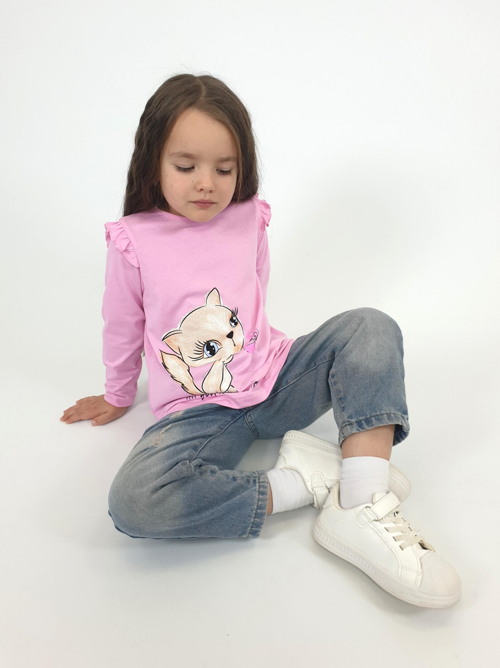 4-107-6 Джемпер для девочки