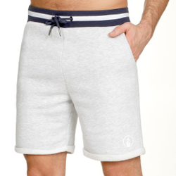 Мужские теннисные шорты Quiet Please Basic Lifestyle Shorts Men - Lightgrey, Dark Blue