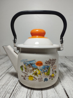 Чайник 1 л с рисунком Греческая кухня 27071-33/4