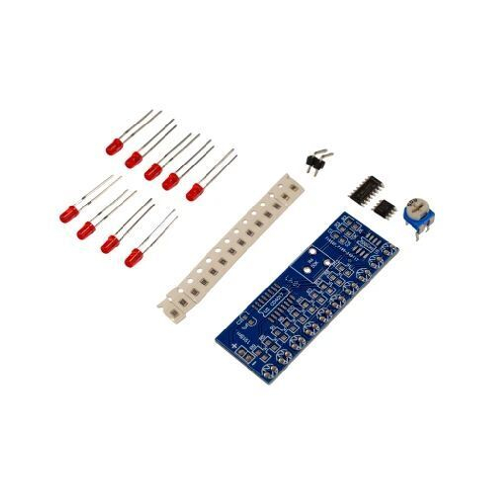 СА Бегущие огни на NE555 + CD4017