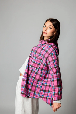 Рубашка женская 1903 розовый