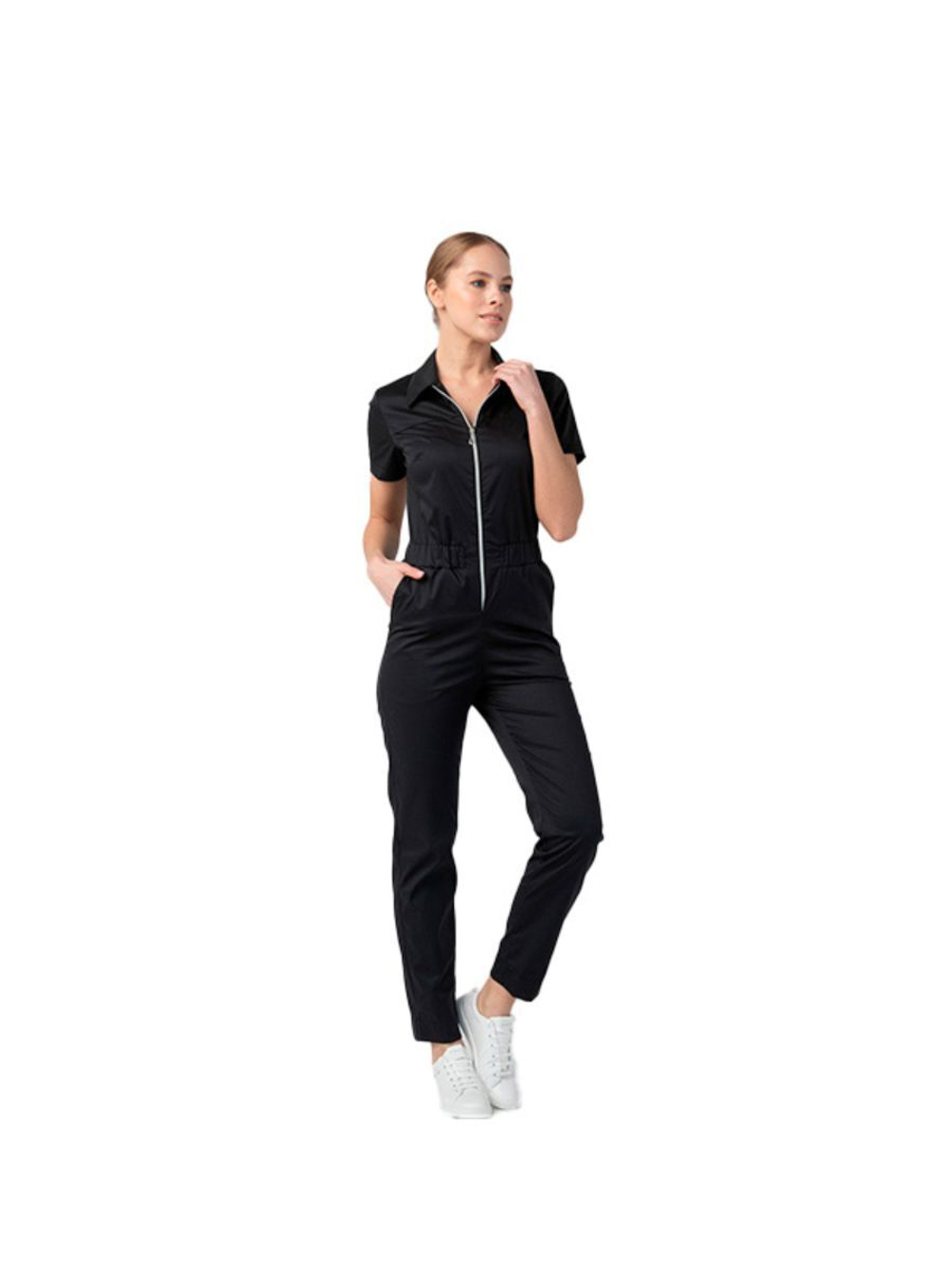 Комбинезон медицинский женский Dr. Nice DRN270, графит, 42