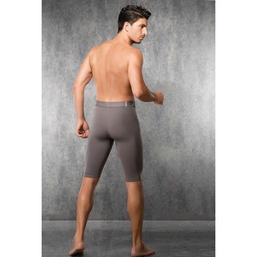 Мужские трусы боксеры удлиненные темно-серые Doreanse 1785